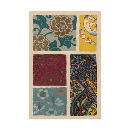Ema Seizan 'Japanese Textile Design I' Canvas Art,16x24